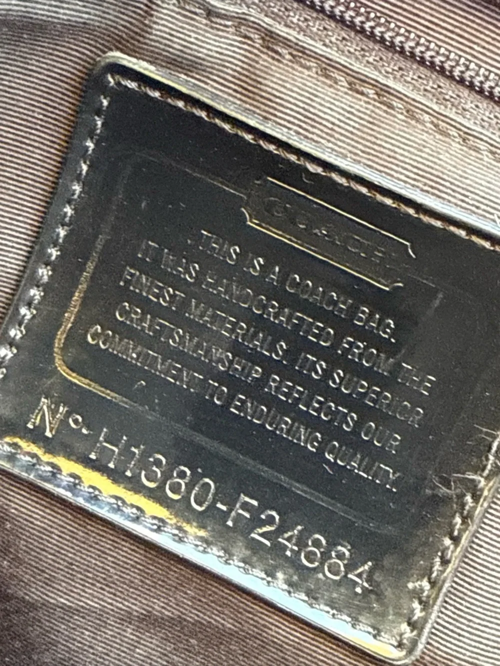 Coach Y2K Signature C Snakeskin Stripe Satchel Shoulder Bag